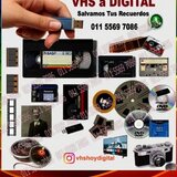 Vhs Video A Digital Pen Drive O Disco Rigido.