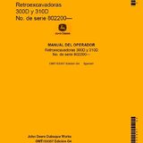 Manual De Uso Y Mantenimiento Excavadora John Deere 300D 310