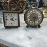 Antiguo Reloj Despertador A Cuerda De Bronce Aleman