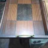 Bandejas De Servir De Madera Con Marquetería Y Bronce
