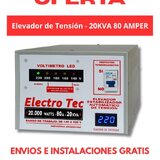 Elevador De Tensión 12.000 Watts / 12 Kva  50A  Electrotec  Dólar