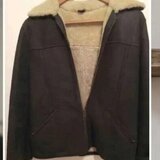 Campera Gamulán De Cuero Legitimo Con Corderito