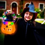 Caramelera Luz Led Calabaza Canasta