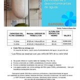 Filtros Cerámicos Tipo Condorhuasi