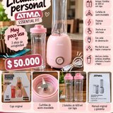 Licuadora Atma Personal Rosa