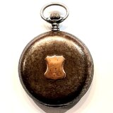Antiguo Reloj De Bolsillo Longines Calibre 18.79 - Acero Pavonado