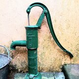 Antigua Bomba De Agua Manual Hierro Fundido Deming Co N5 Usa