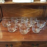 Jarritos Para Ponchera De Fino Cristal Grabado